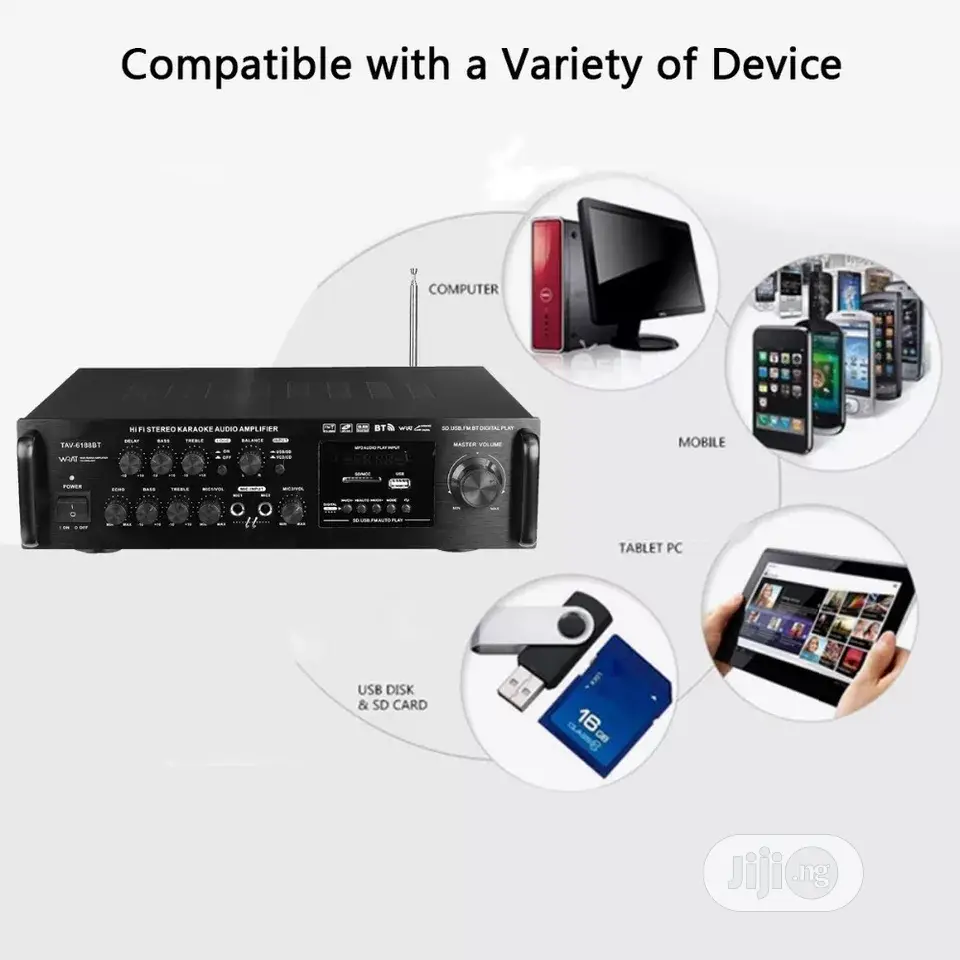 Ceiling Speaker Amplifier for Surround Sound With Bluetooth