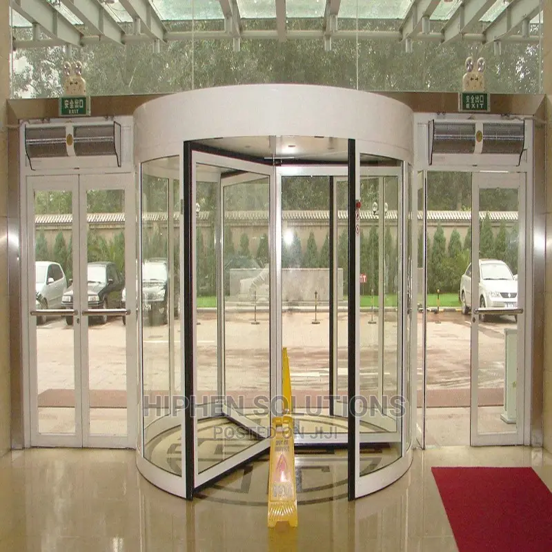 Auto-Revolving Glass Door for Hotel