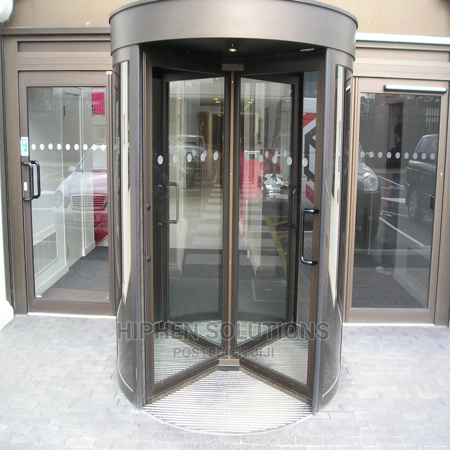 Shopping Centre Hotel Hospital Rotating Glass Door