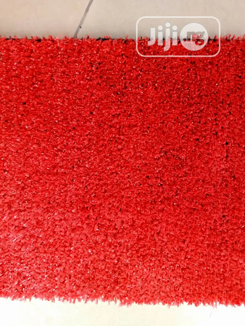 Artificial Grass Carpet Red
