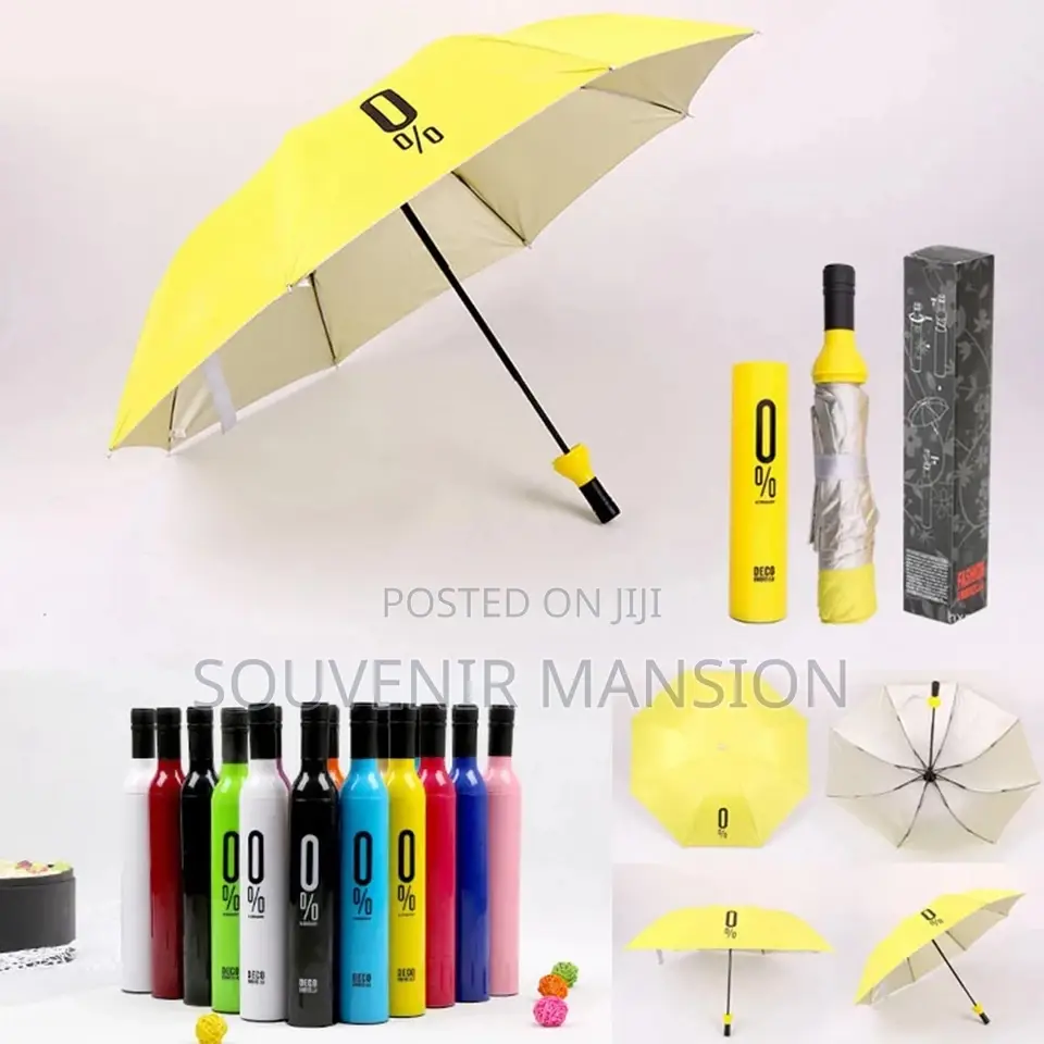 Wine Shape Bottle Umbrella