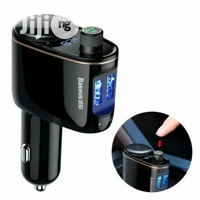Baseus Locomotive Car Charger Fm Transmitter - Usb 3.4a