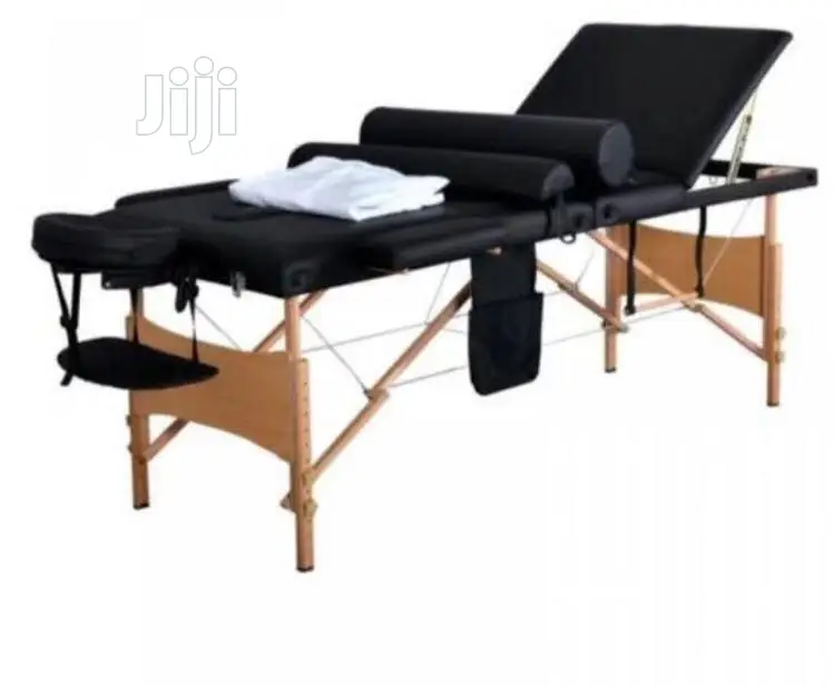 Wooden Legs Massage Bed