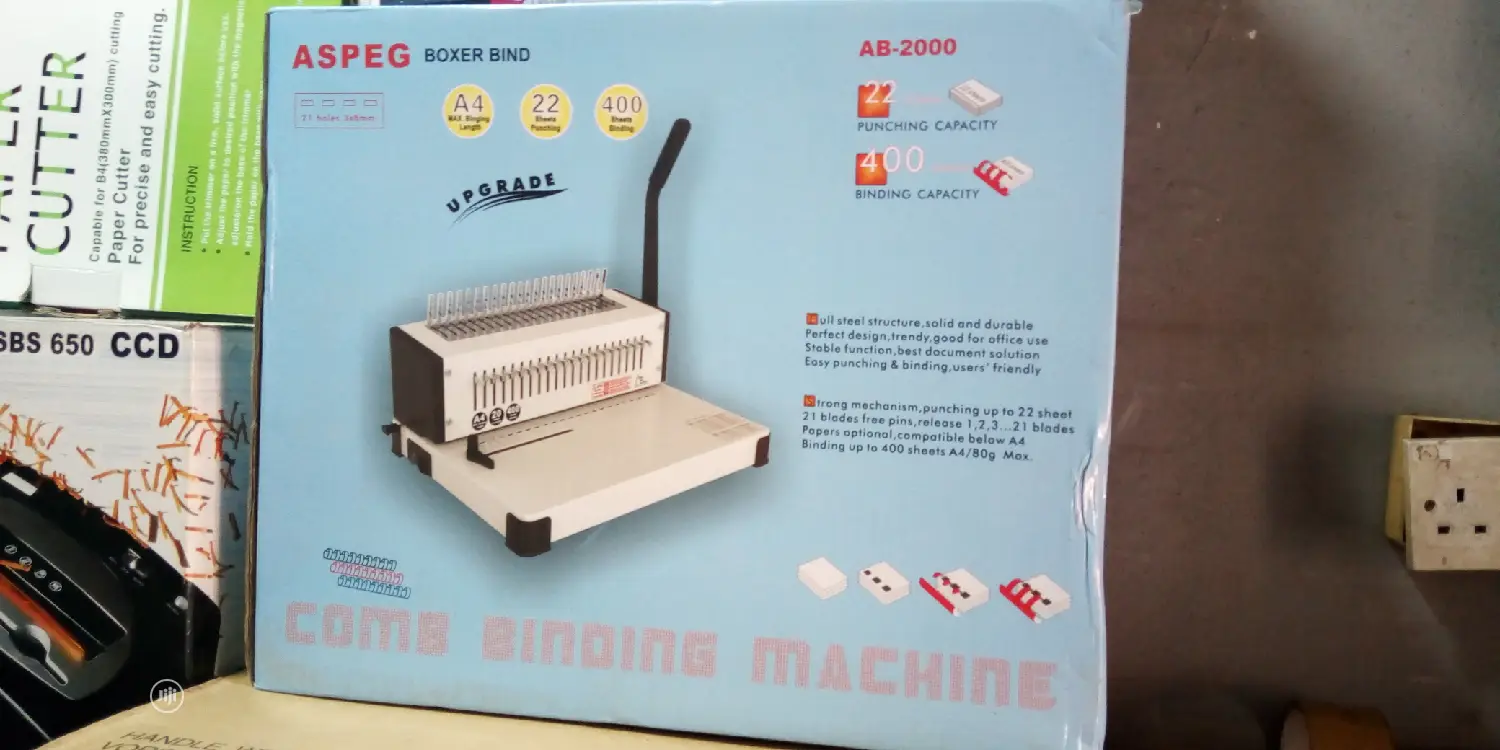 Aspeg Big Binding Machine