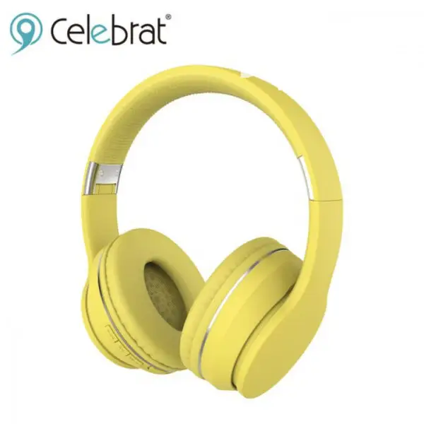 Celebrat Wireless Headset Sky-6 Yellow