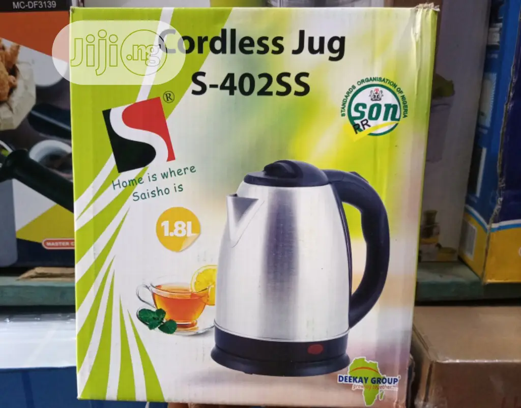 1.8litres Saisho Cordless Stainless Kettle