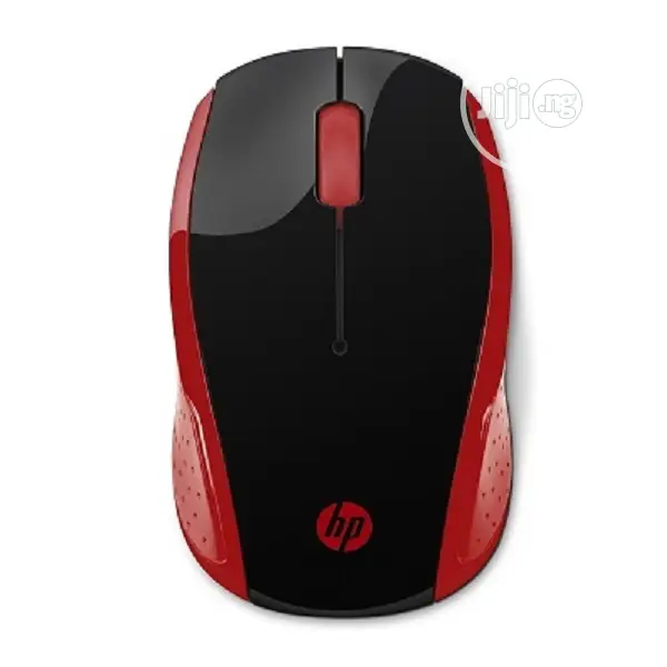 HP 200 Red Wireless Mouse 2hu82aa