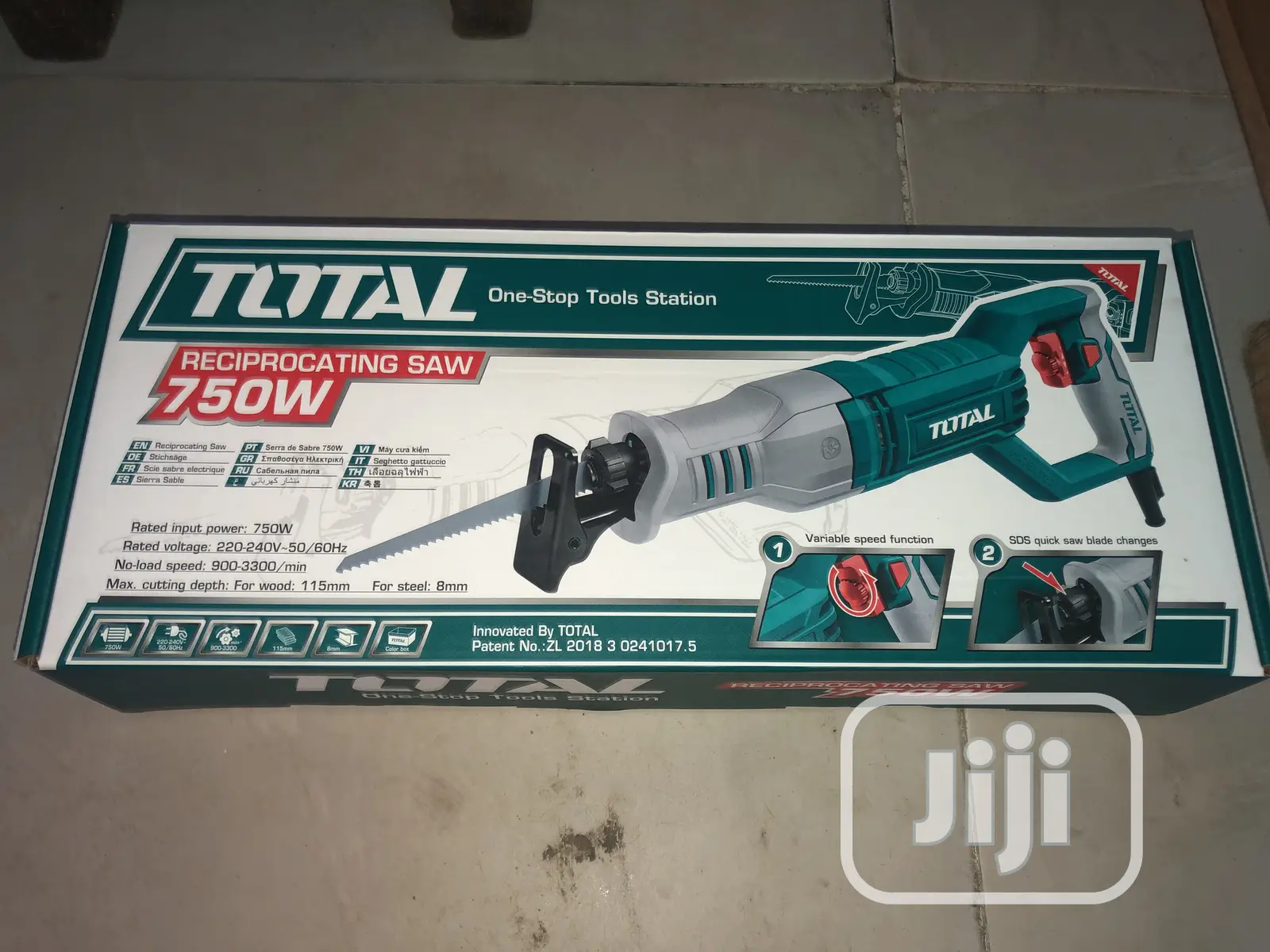 Total Reciprocating Saw Machine 750w Professional