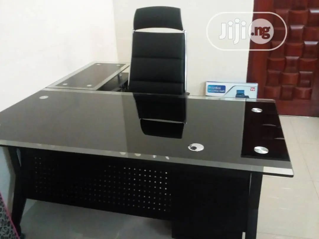 Glass Office Table