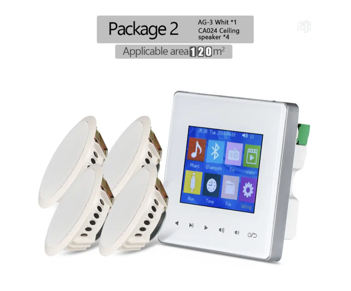Bluetooth Keypad With 4 Set of Ceiling Speaker
