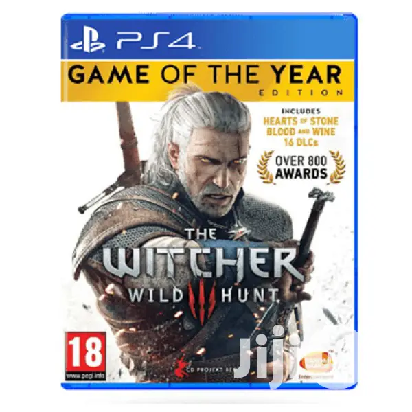 Ps4 Cd Witcher 3 Game of the Year