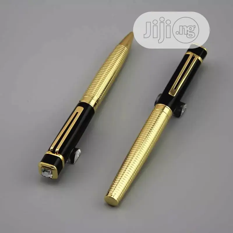 Ballpoint Pen Metal Caneta School Office Supplies Man Women