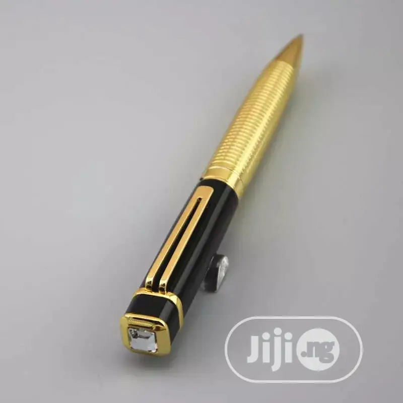 Ballpoint Pen Metal Caneta School Office Supplies Man Women