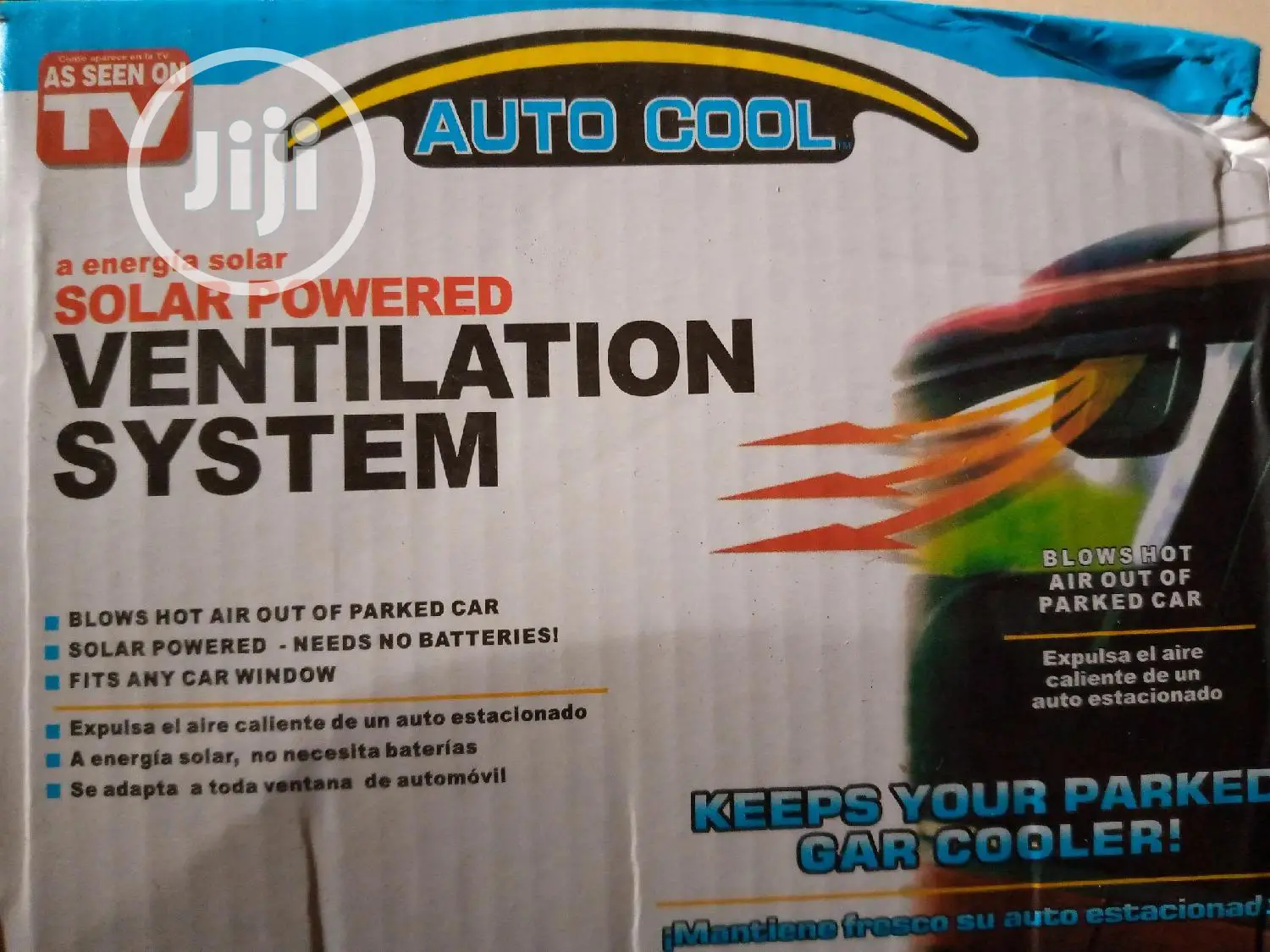 Car Window Air Vent Solar Power Energy Auto Cooler Fan
