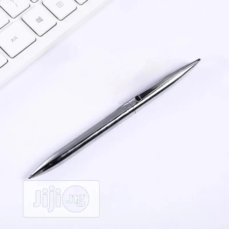 1pc High-End Silver Signature Pen Advertising Pen 0.7mm