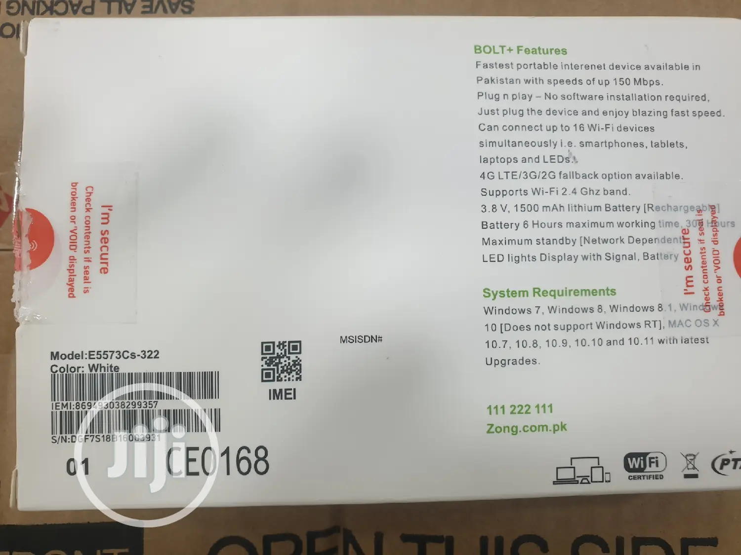 Bolt+ 4g Mifi