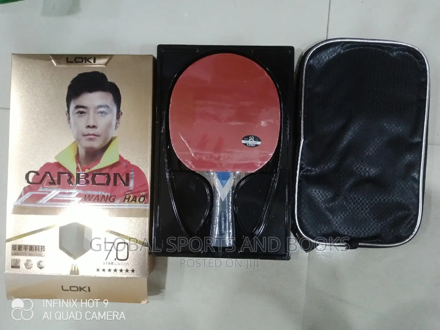 7 Star * Carbon Table Tennis Bat