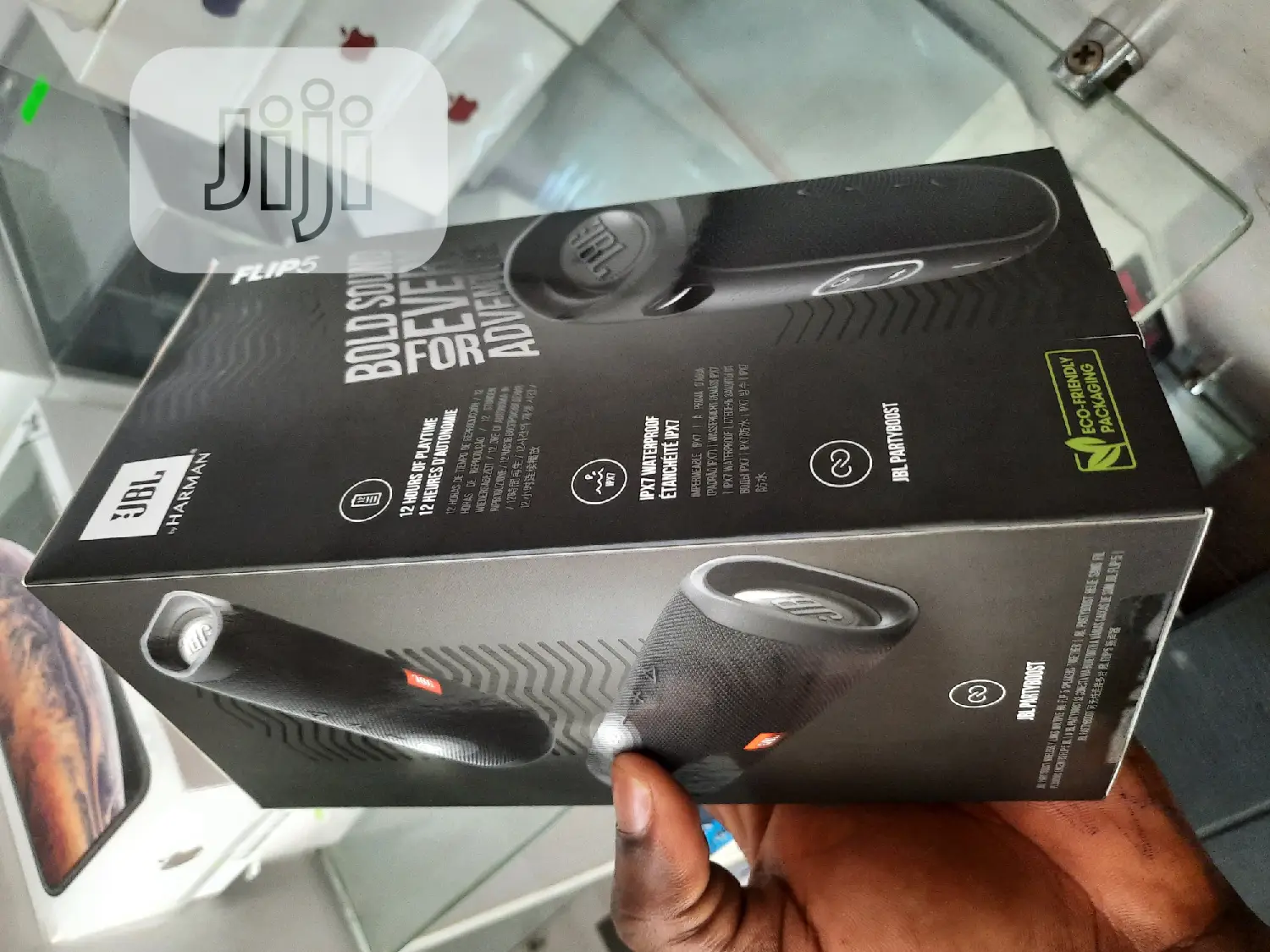 JBL Flip 5 Waterproof Bluetooth Speaker.