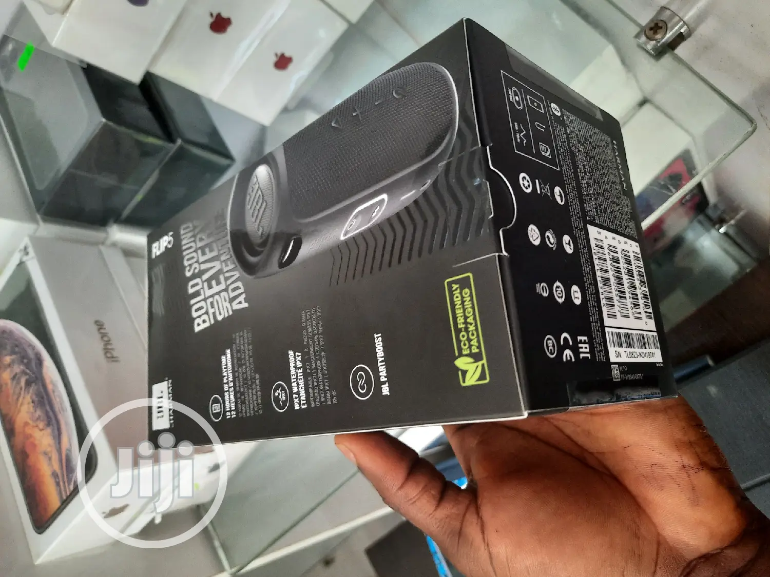 JBL Flip 5 Waterproof Bluetooth Speaker.