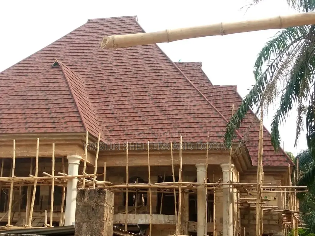 Wine and Black Milano Stone Coated Roofing Sheet