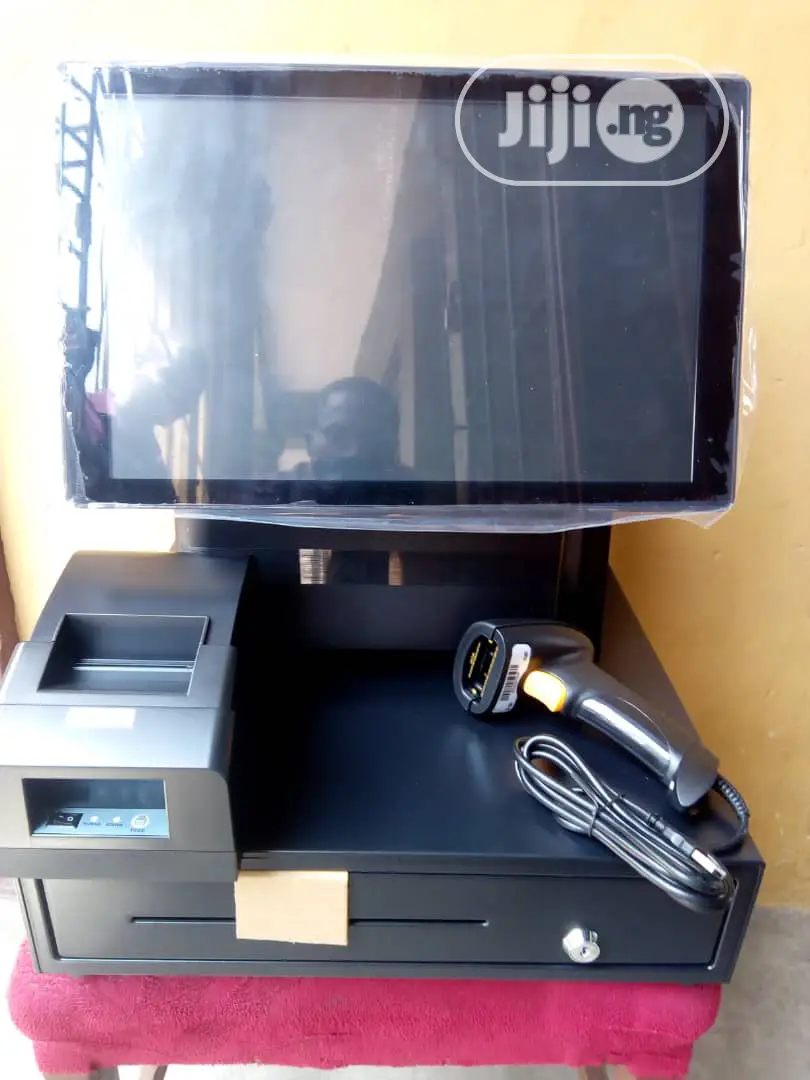 15.6 Touch Screen Pos =Screen+Printer+Cash Drawer+Scanner