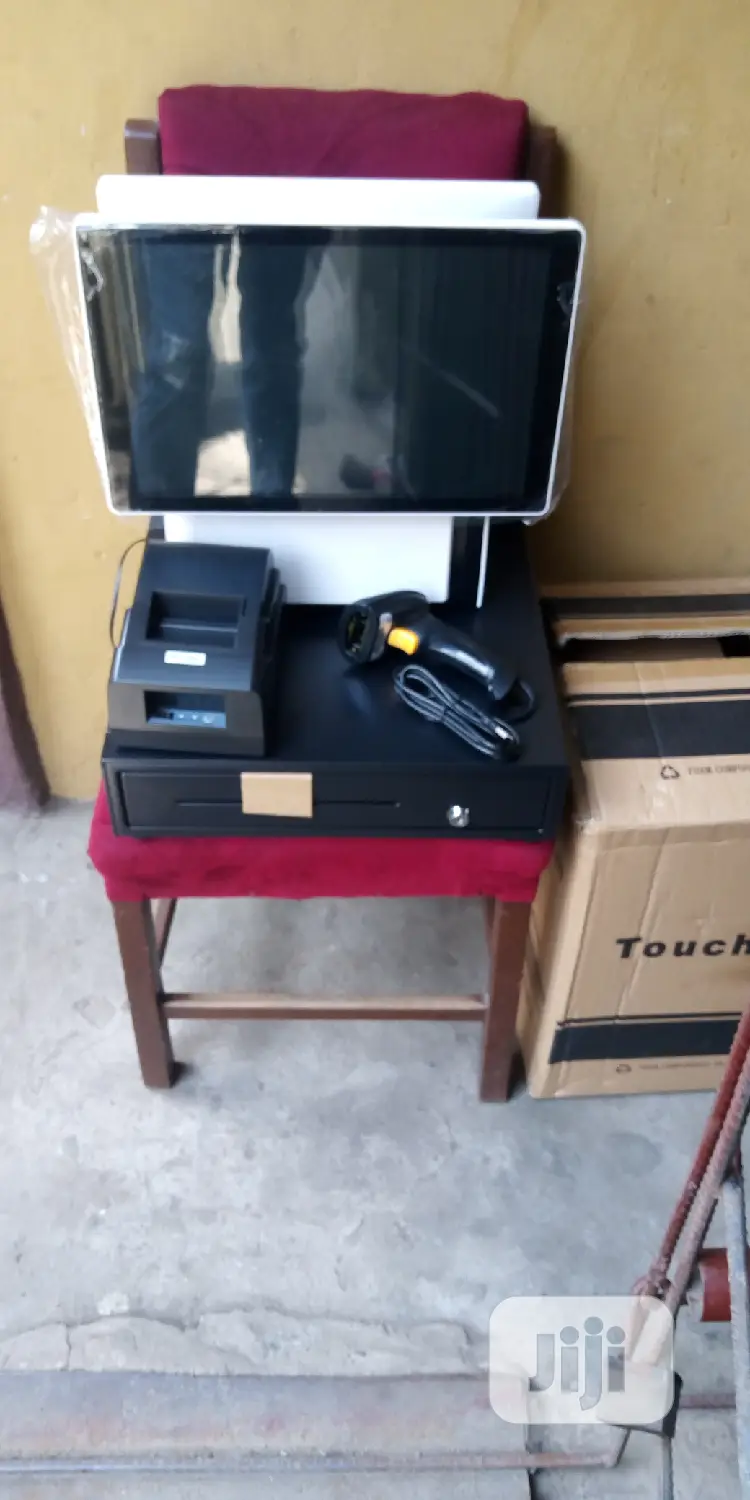 15.6 Touch Screen Pos =Screen+Printer+Cash Drawer+Scanner