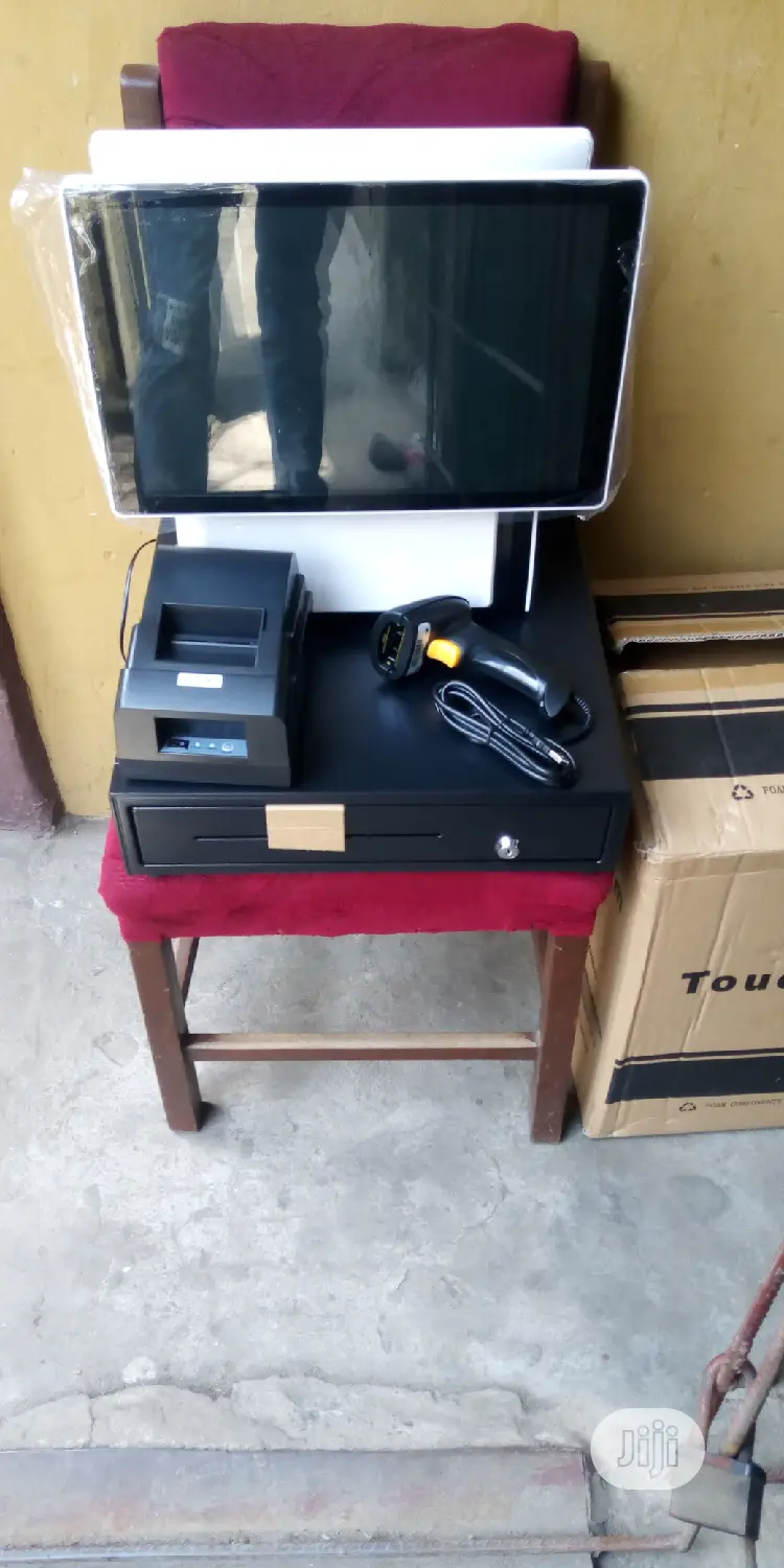 15.6 Touch Screen Pos =Screen+Printer+Cash Drawer+Scanner