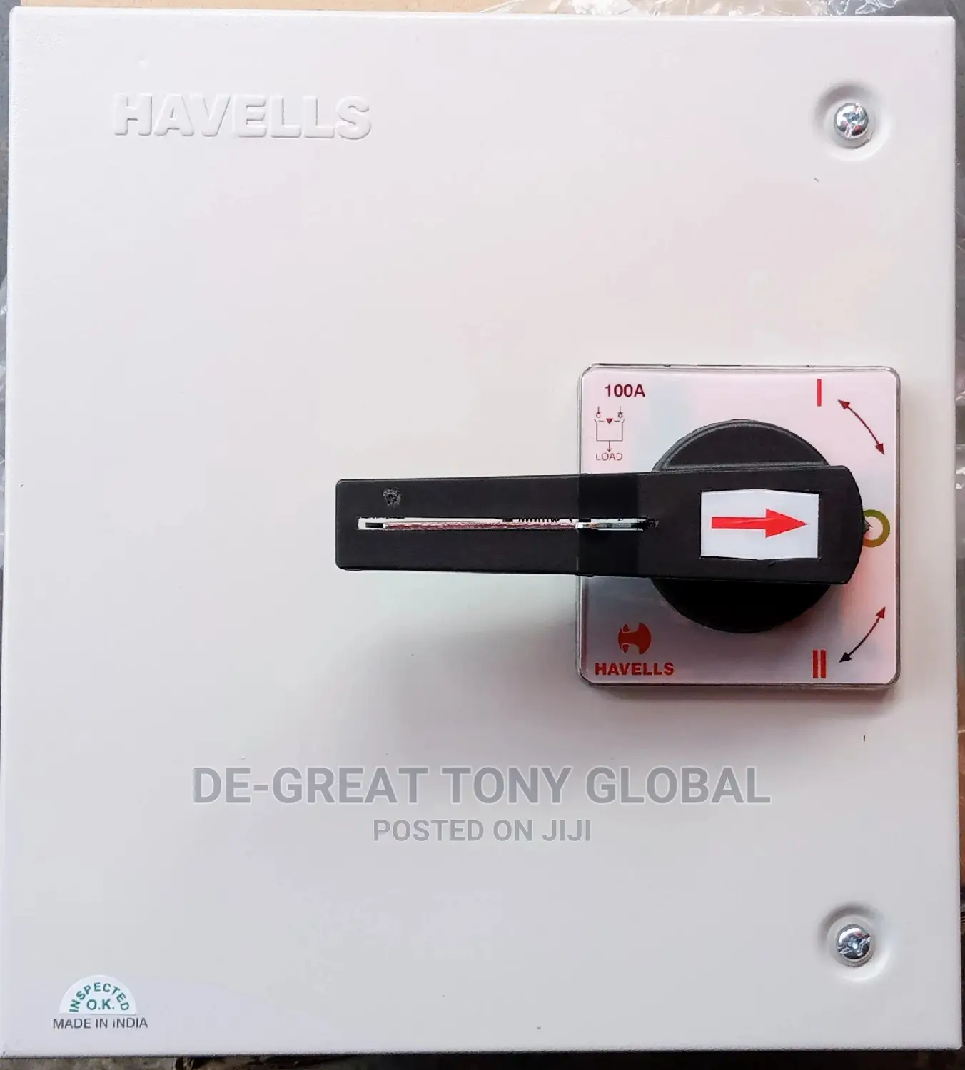 100amps Onload Changeover Havell