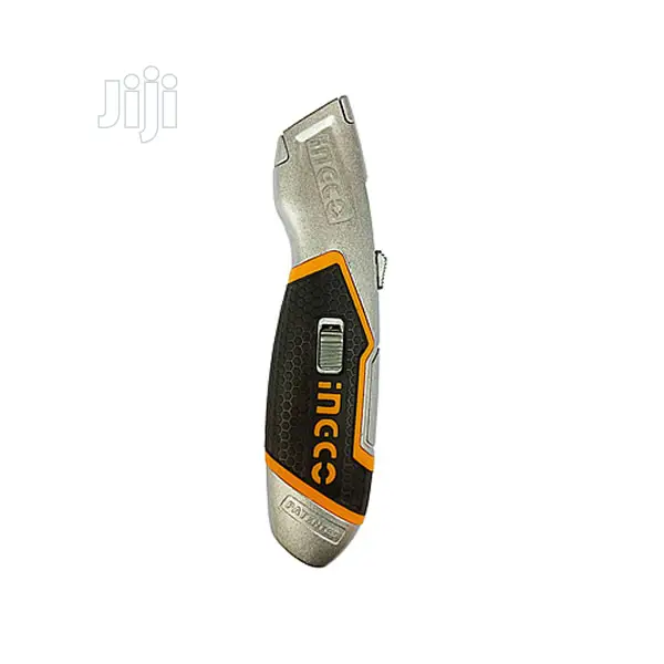 Ingco Retractable Utility Knife - 5 Extra Blades