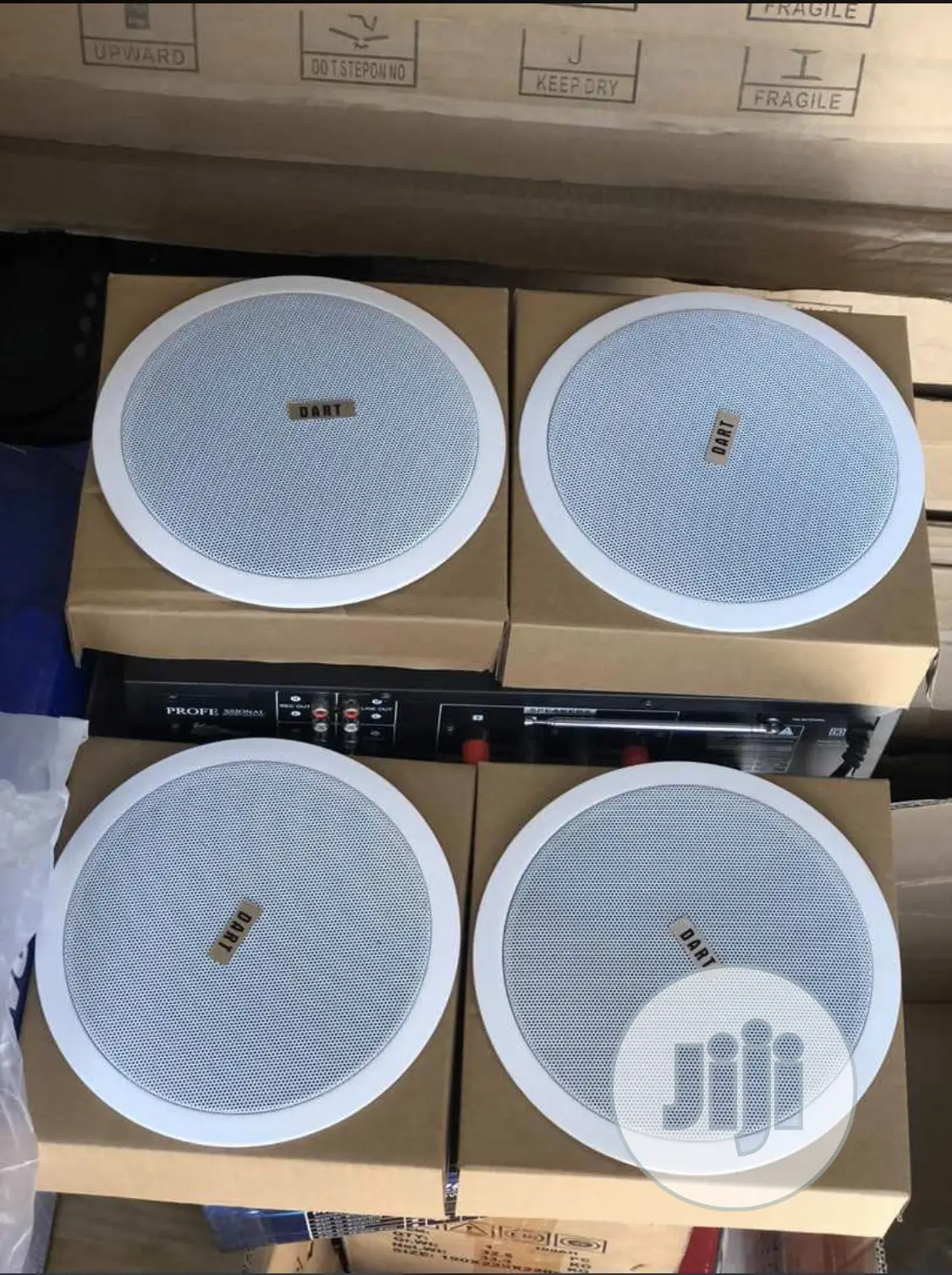 4 Ceiling Speaker With Bluetooth Amplifier