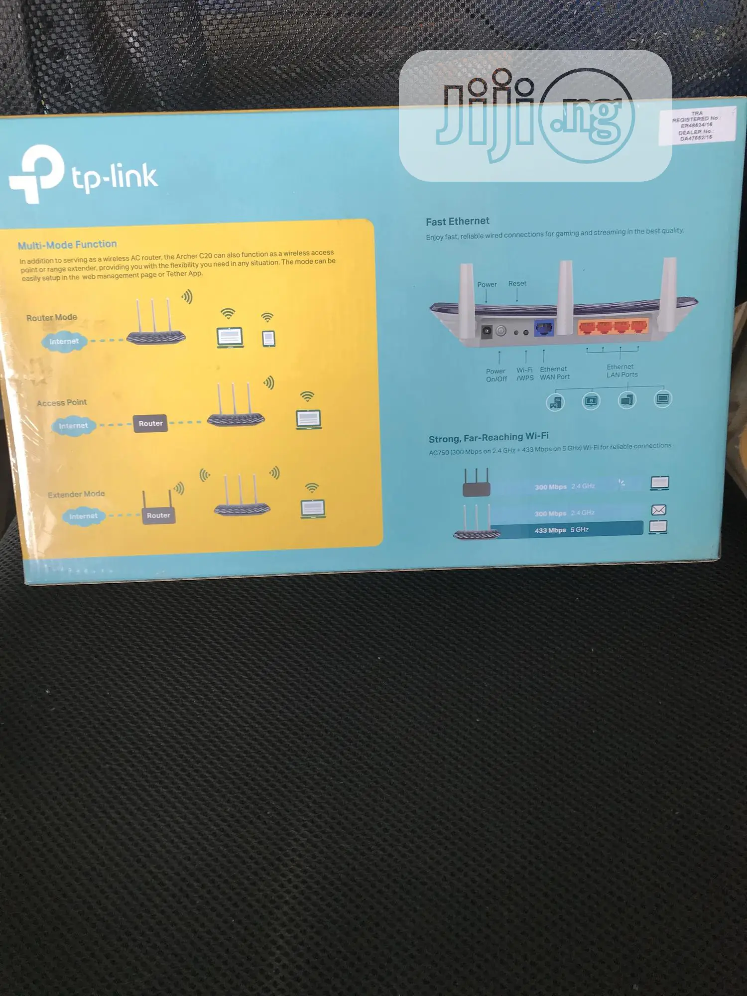 Tplink Ac750 Archer C20 Wireless Router Dual Band