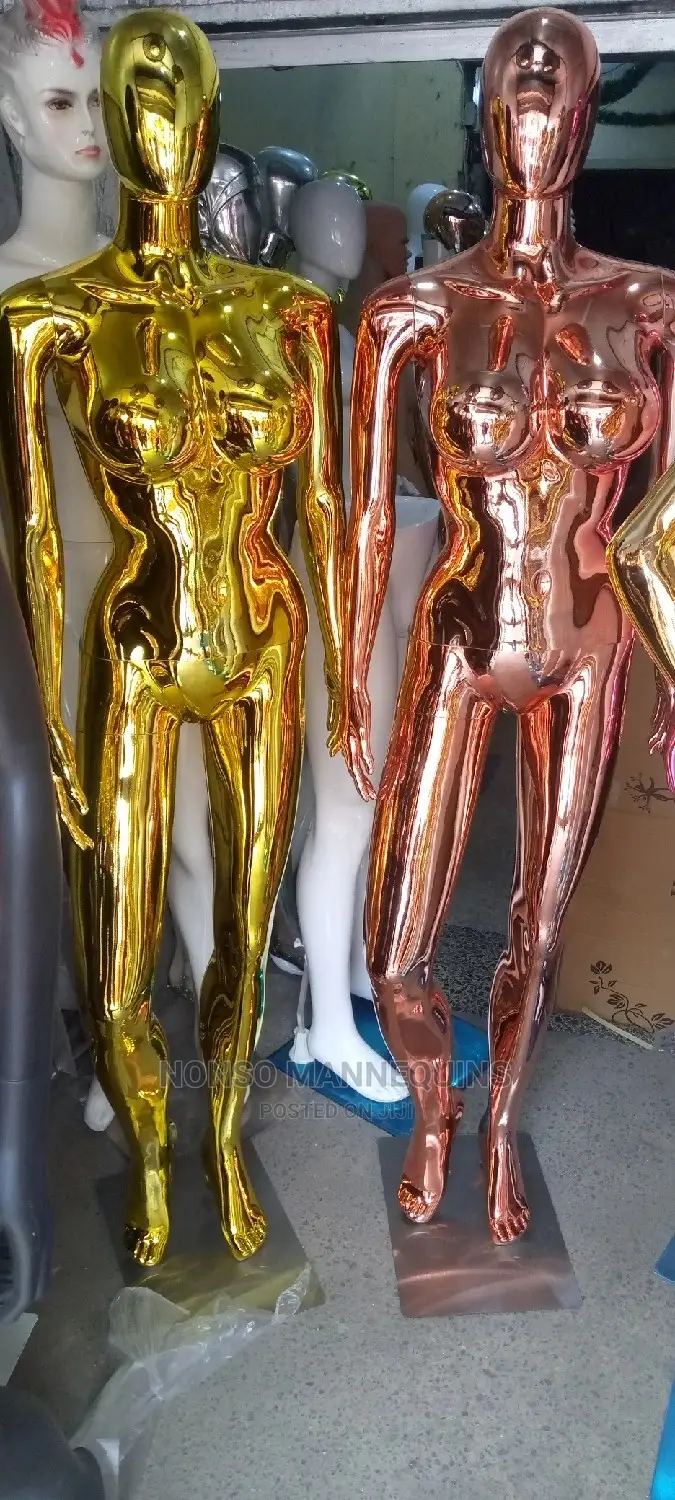Gold Chrome Rose Gold Big Breast Size 12 Female Mannequins