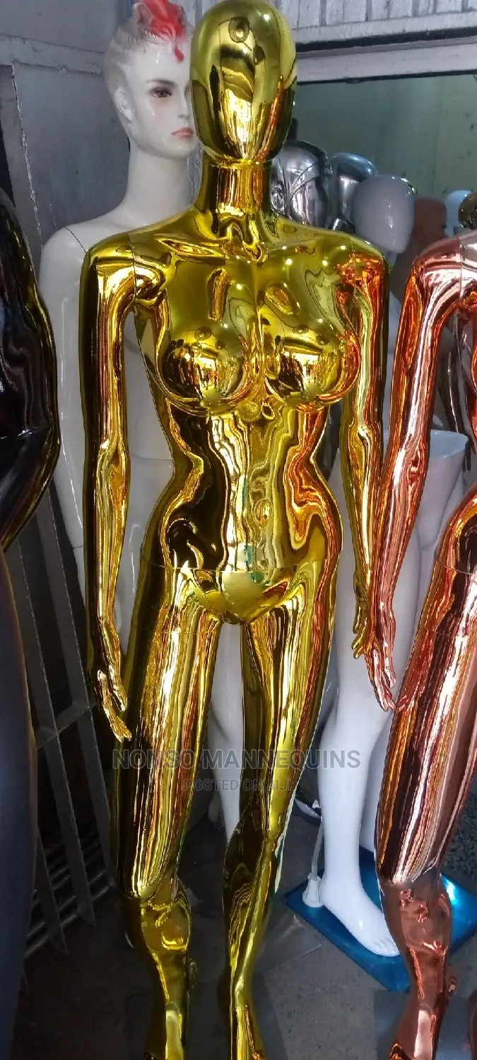 Gold Chrome Rose Gold Big Breast Size 12 Female Mannequins