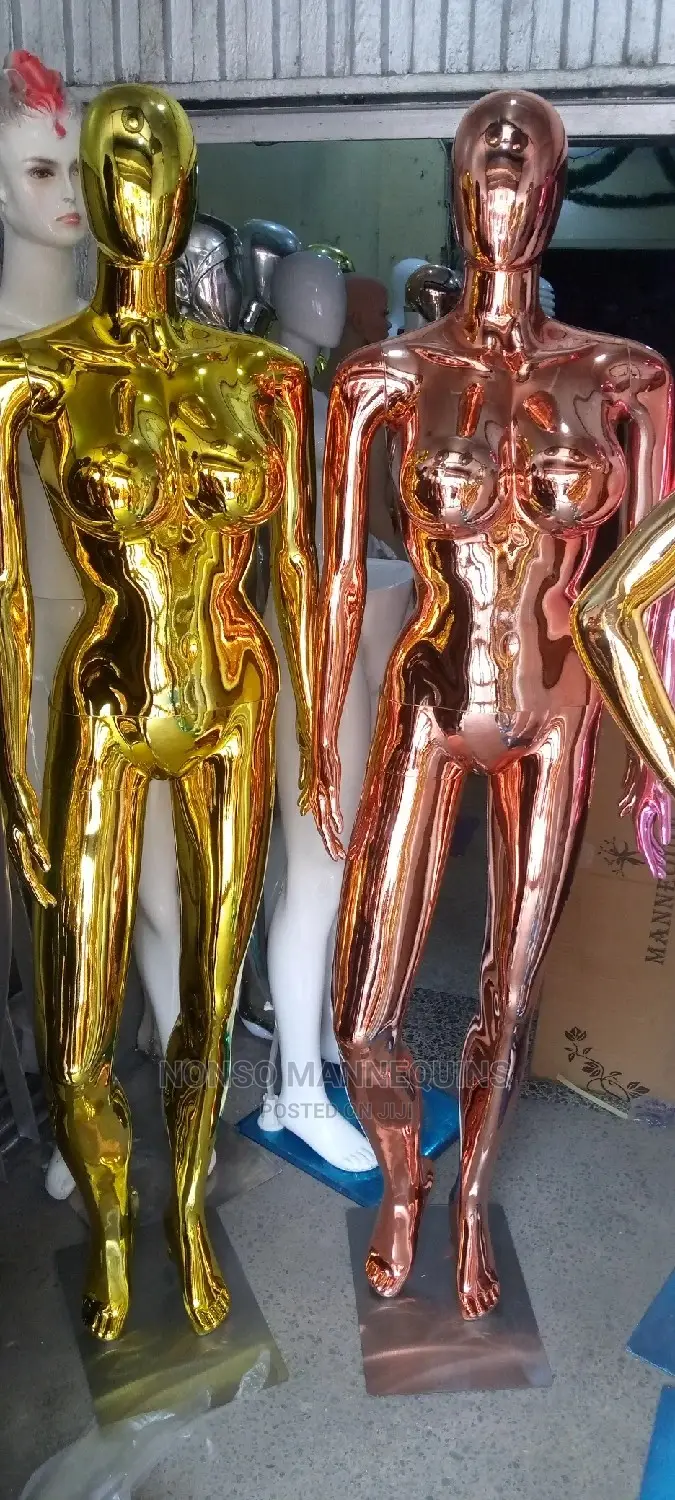Gold Chrome Rose Gold Big Breast Size 12 Female Mannequins