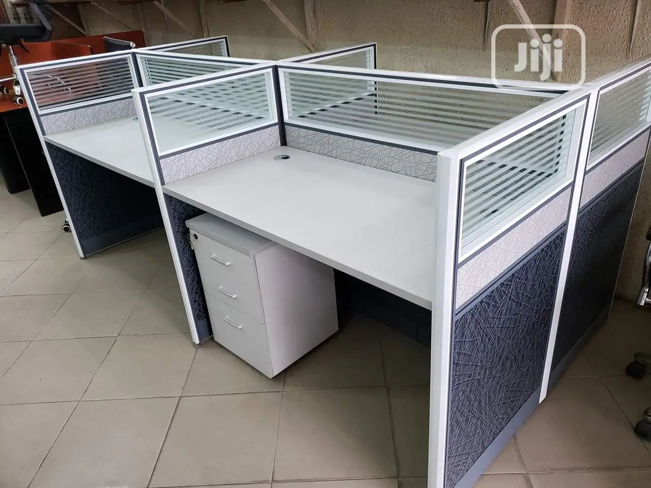Blue Office Workstation by 4