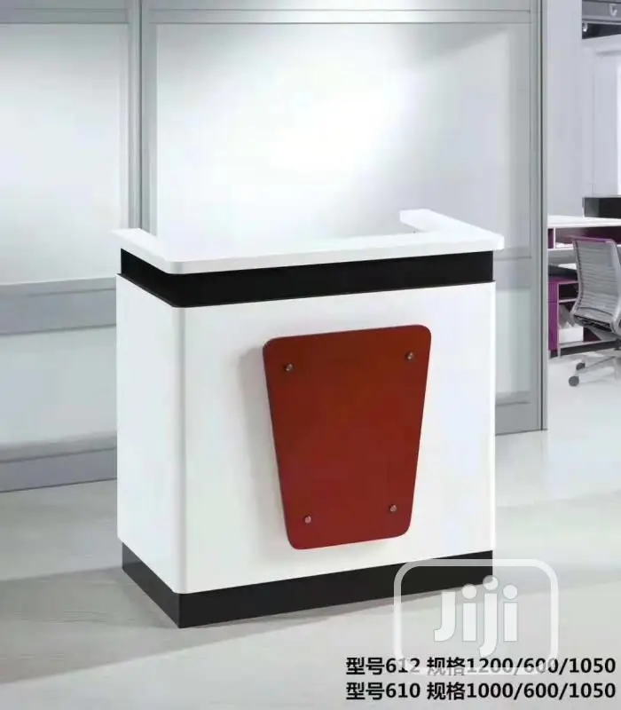 1.2 Meters White Office Reception Table