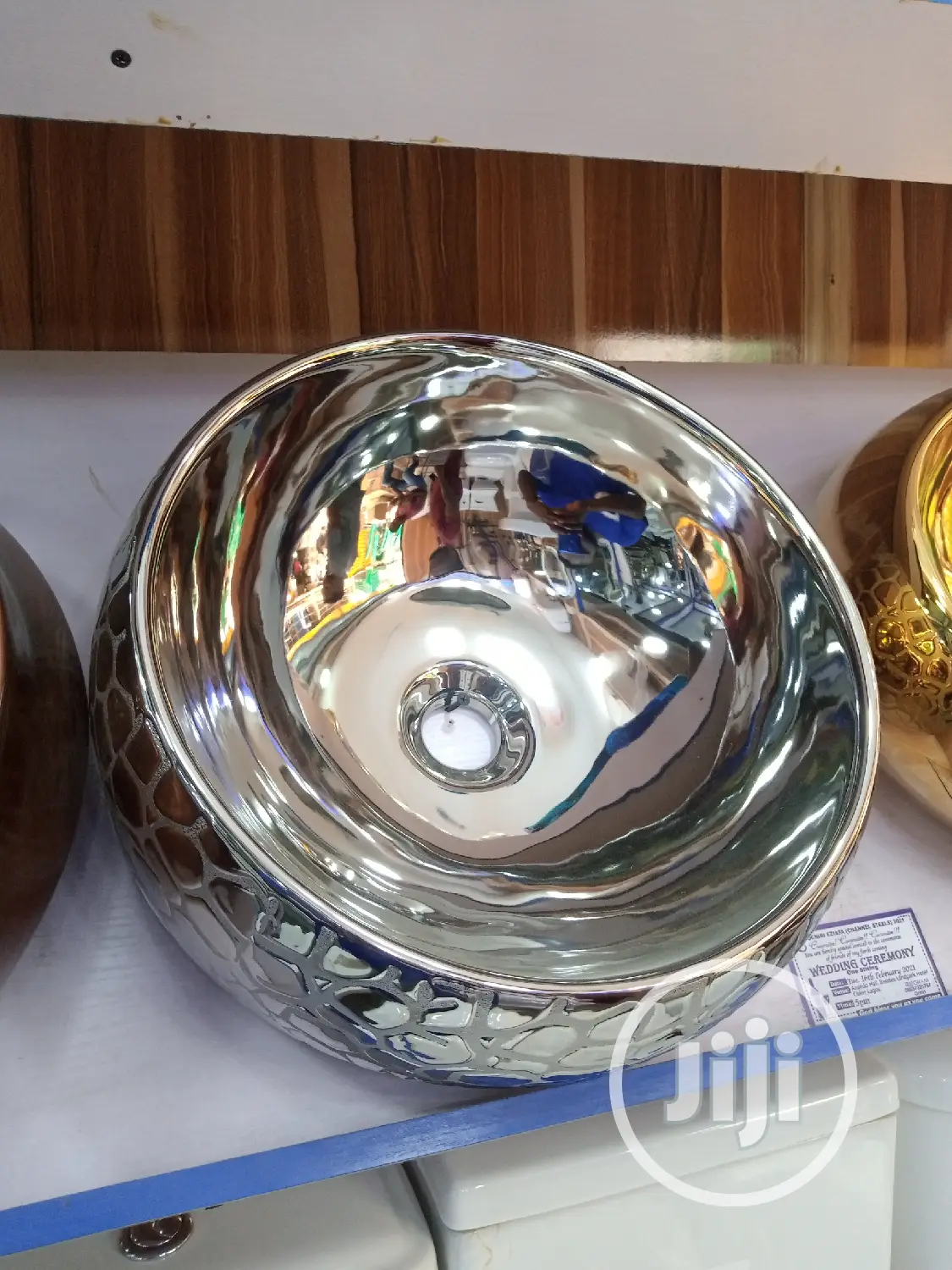 Counter Top Wash Basin Silver 1