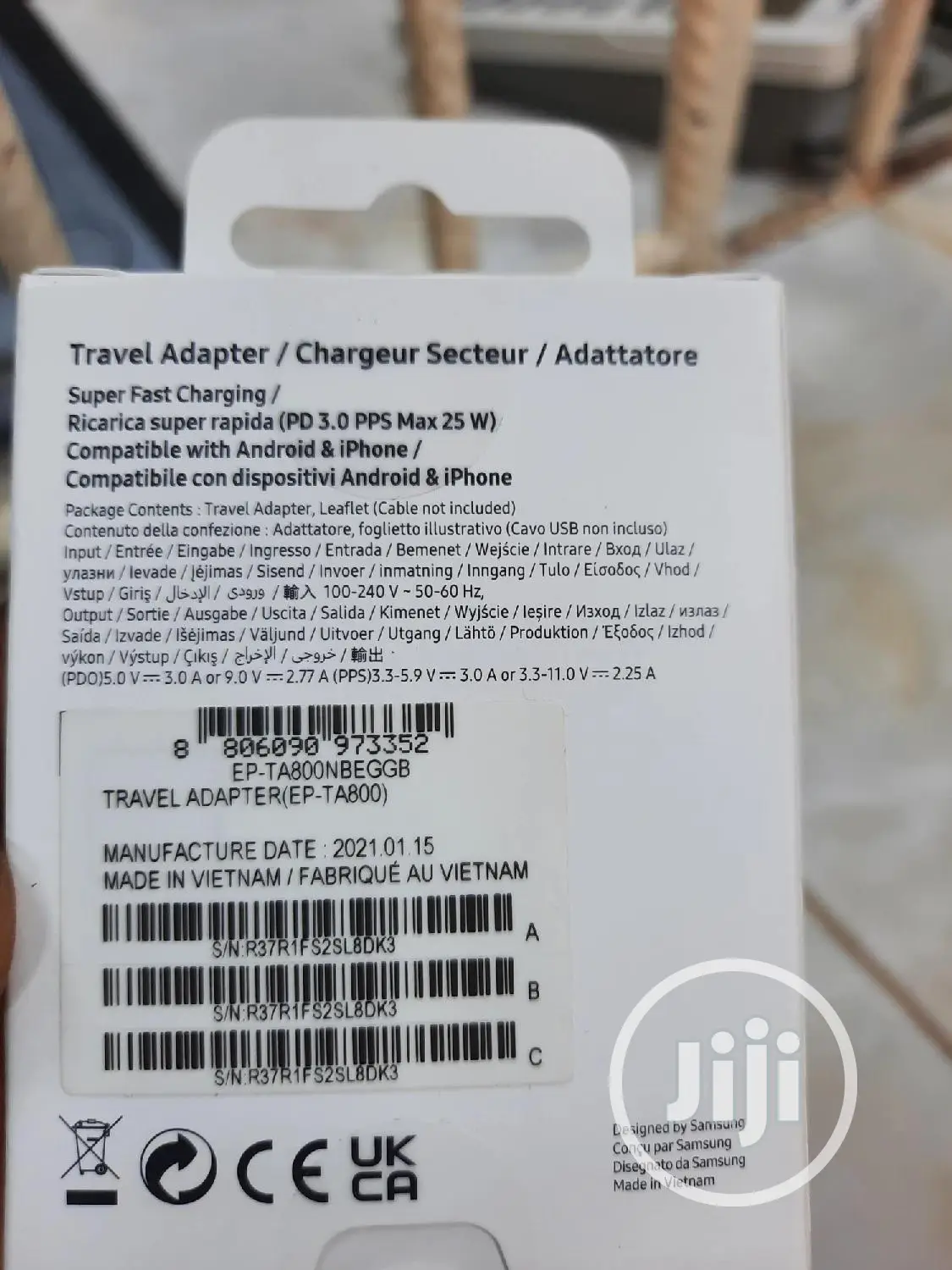 New Samsung 25W Type-C Charger