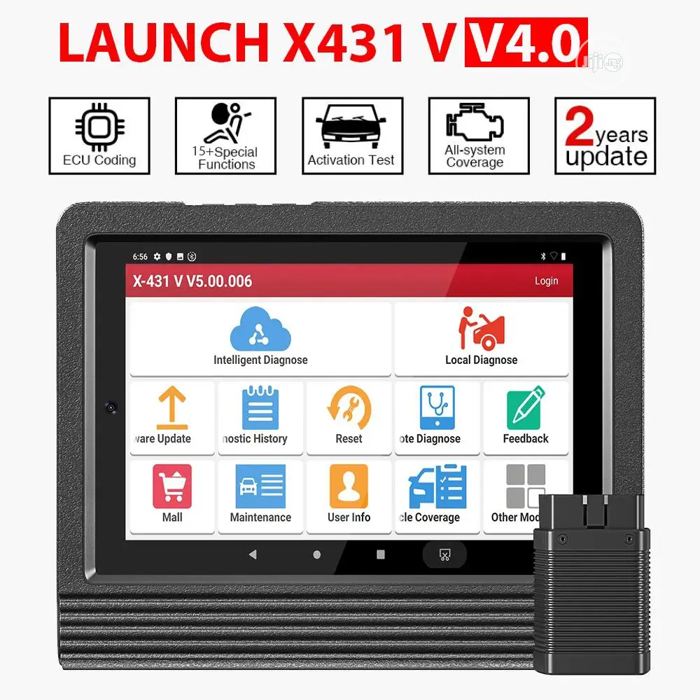 Latest Version Launch X431 v Cars Scanner and Code Reader