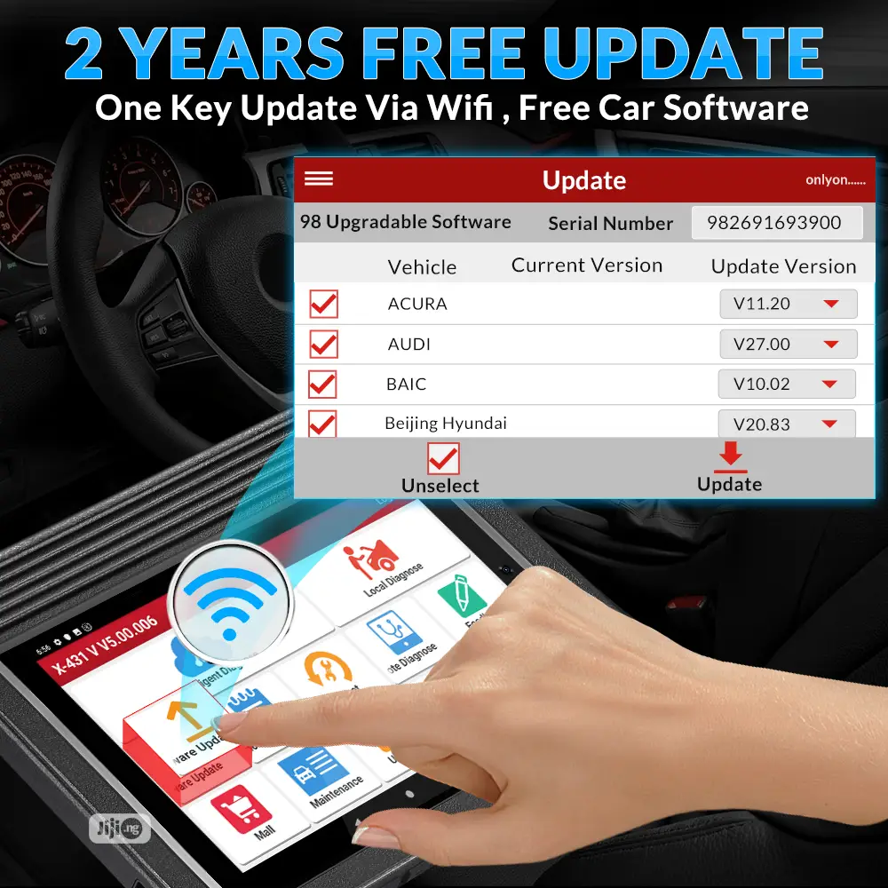 New Version Launch X-431 v Car Scanner * Nationwide Delivery