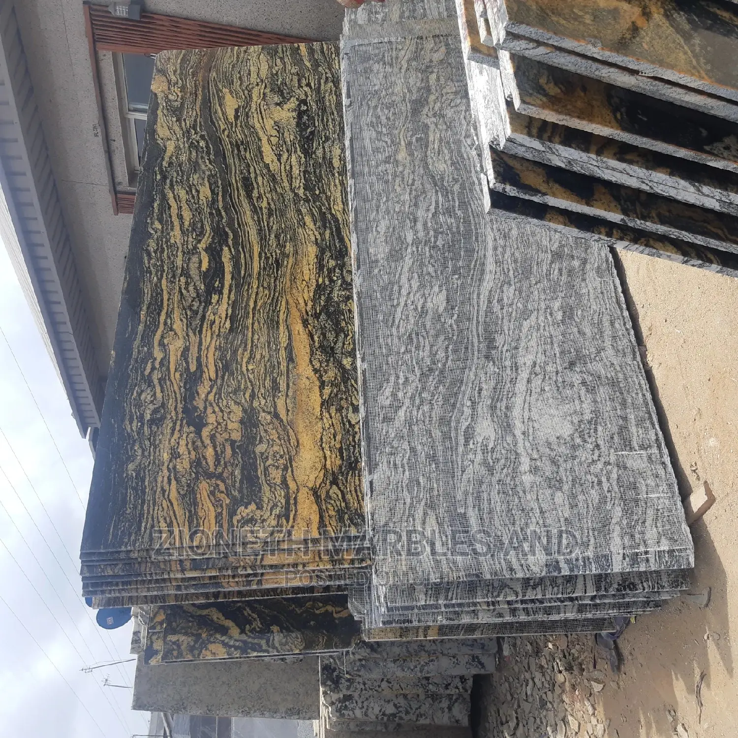 Fushion Gold Italian Marble/Granite Slab With Premium Qualit
