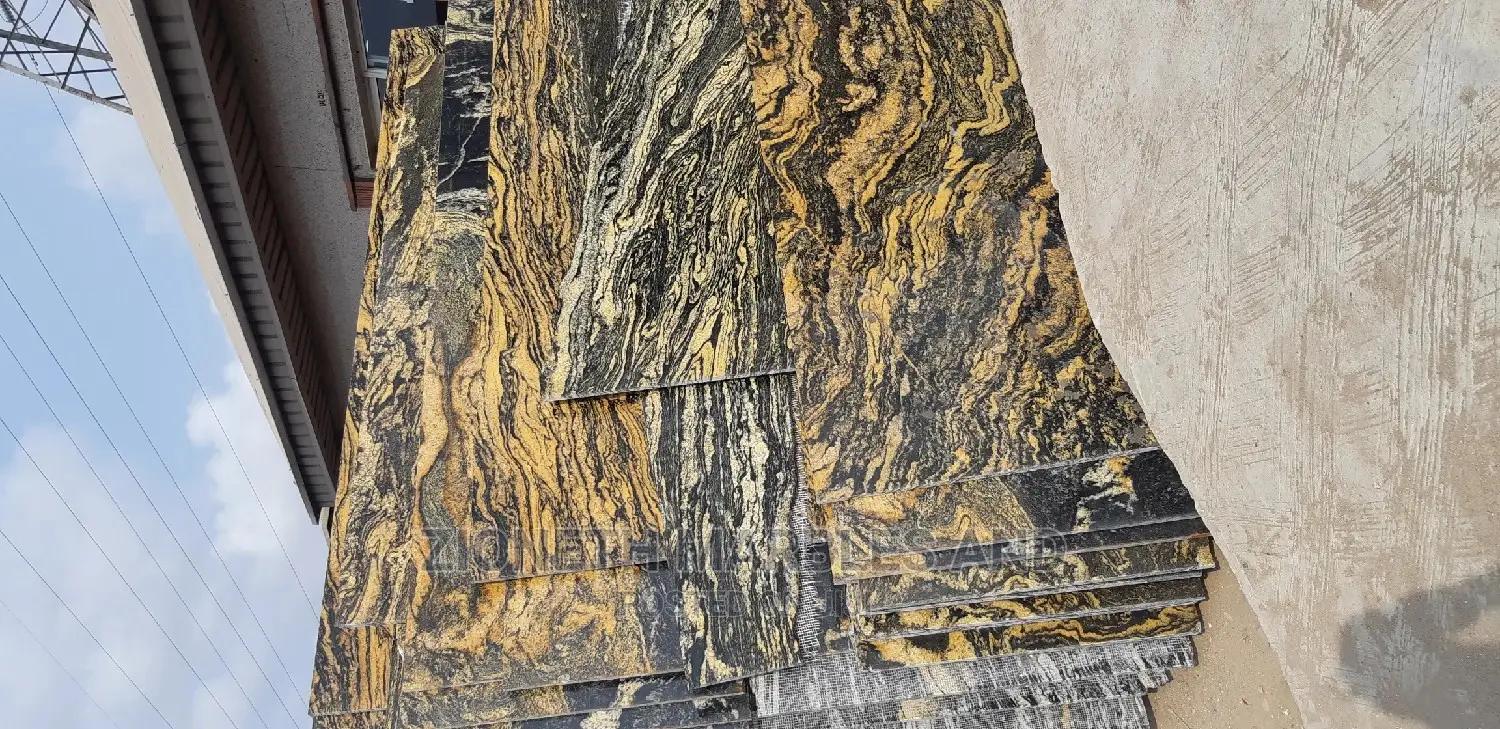 Fushion Gold Italian Marble/Granite Slab With Premium Qualit
