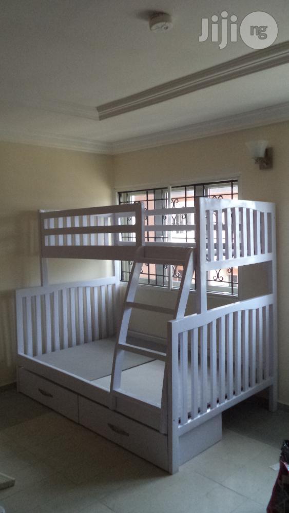 Trio Wooden Bunk Bed White