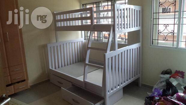 Trio Wooden Bunk Bed White