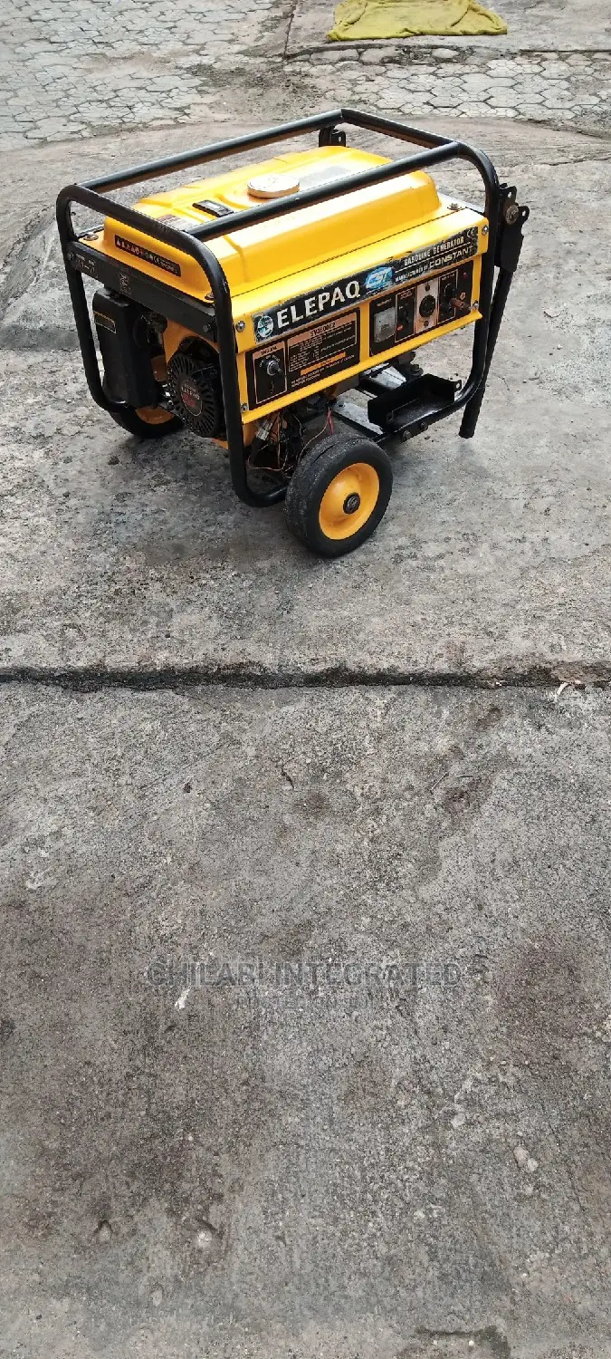 Fairly Used 2.8KVA Elepaq SV3800E2 Copper Generator +Receipt