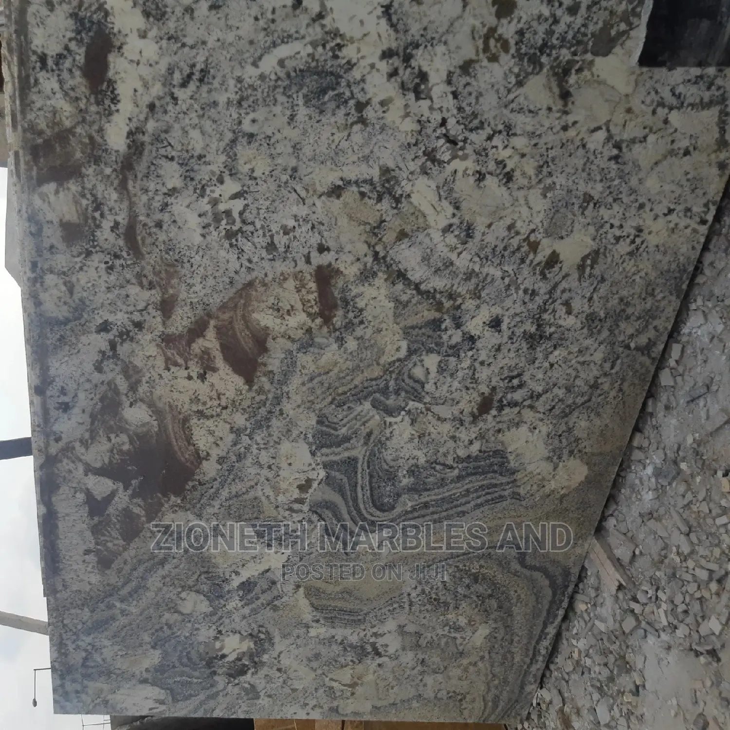 Italian Daniac White Marble Slab