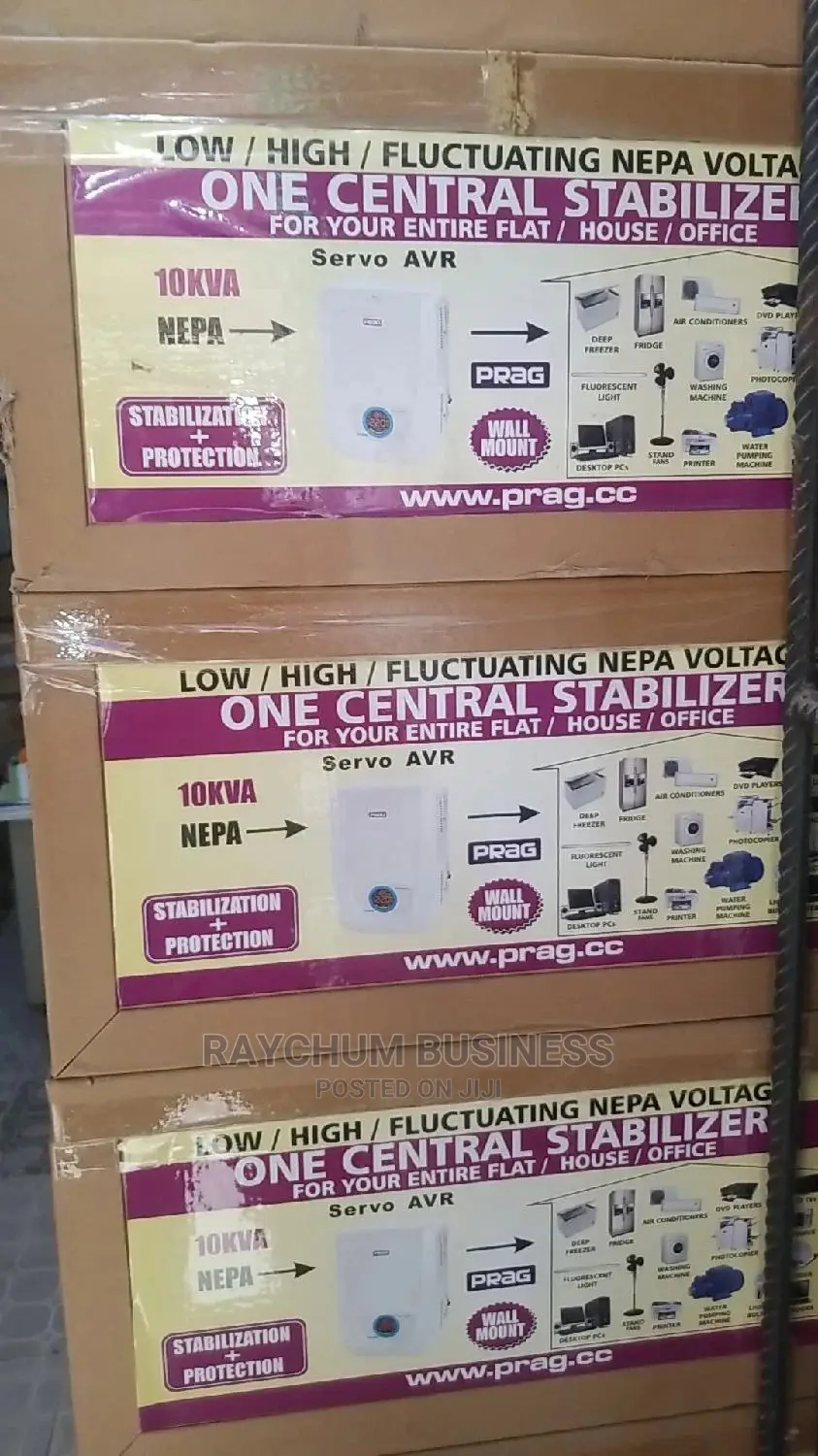Prag Wall Mount 10KVA Stabilizer