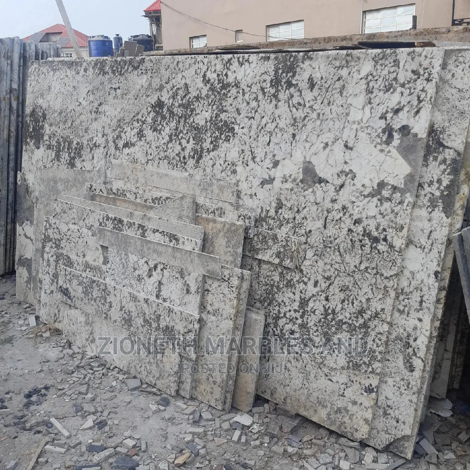 Italian Alaska White Quality Marble/Granite Slab
