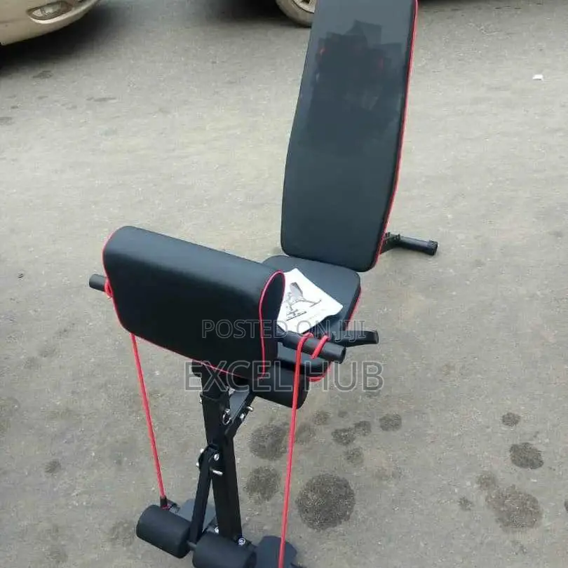 Adjustable Bench Red And Black