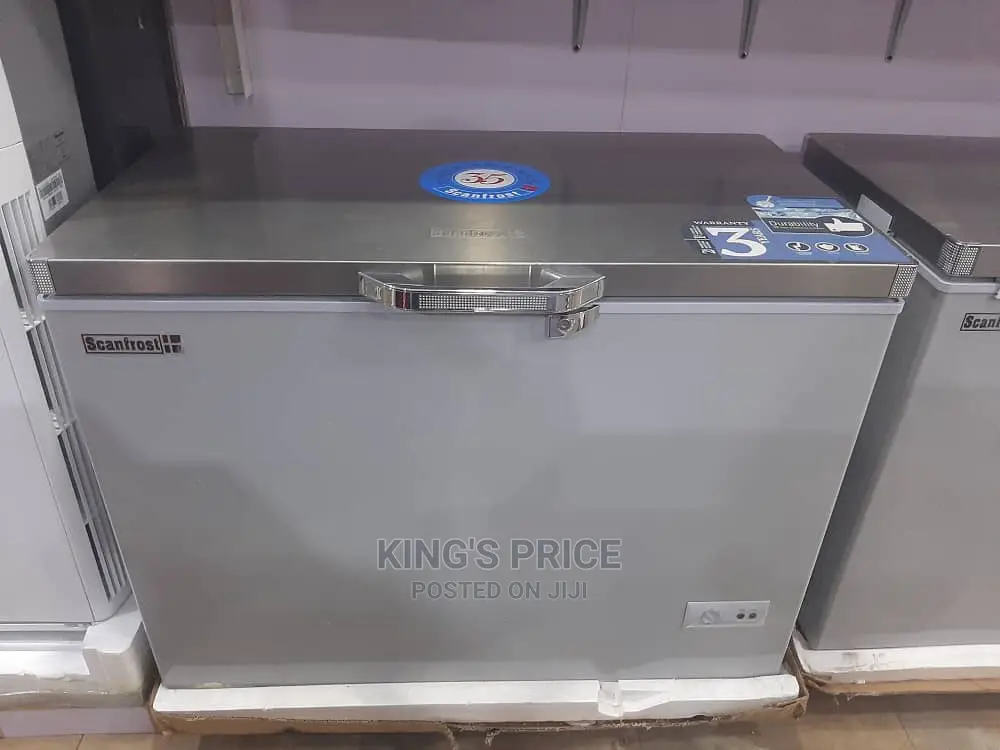 Scanfrosfl300 INOX Finish Chest Freezer